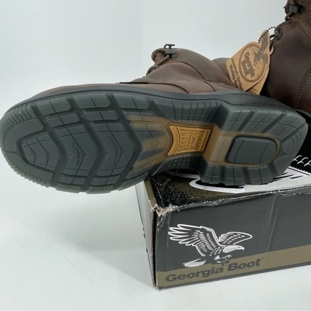 Georgia Men’s FLXpoint Ultra Waterproof Work Boot‎ Brown Size 10.5 Wide NWT